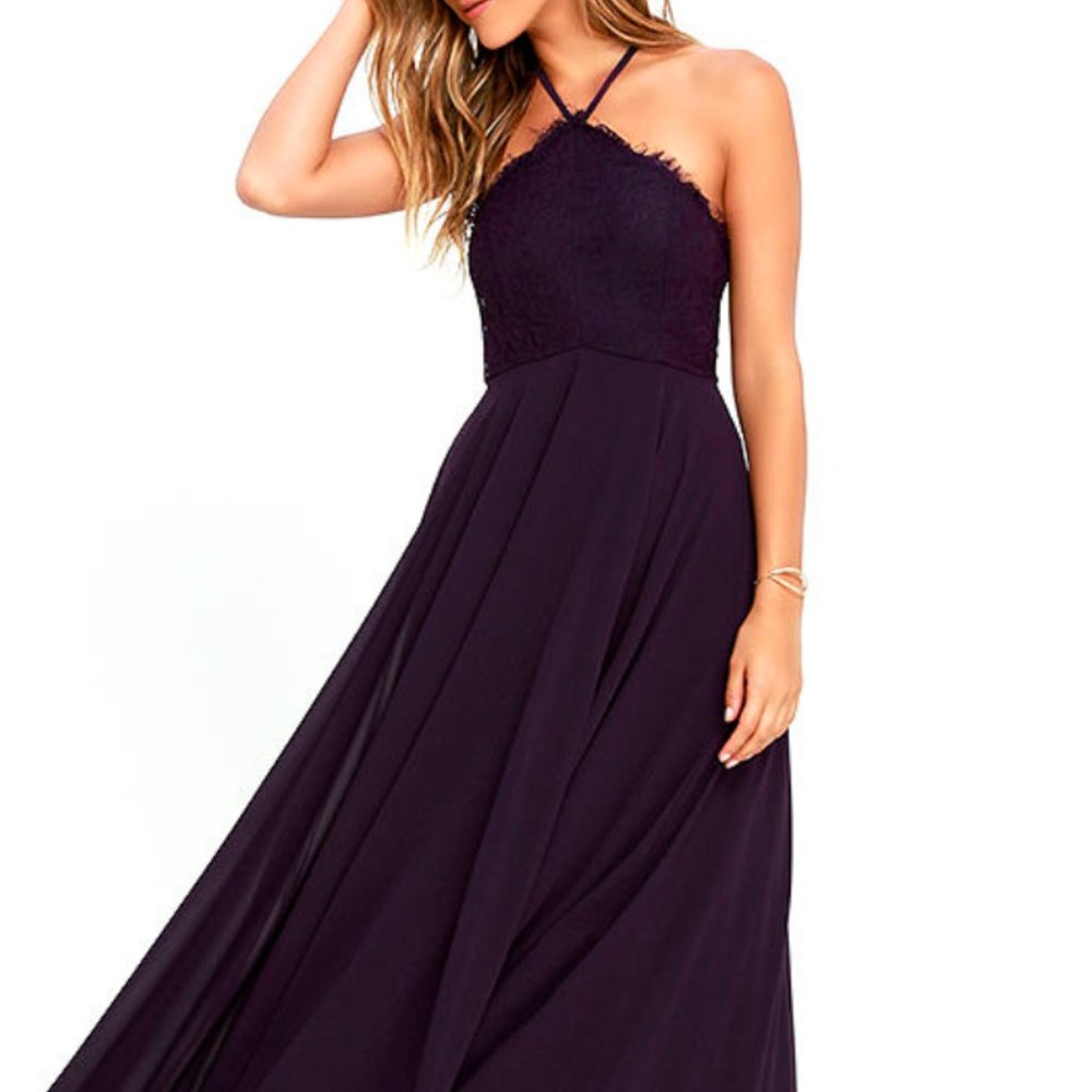 Lulus Purple Maxi Dress (XS)